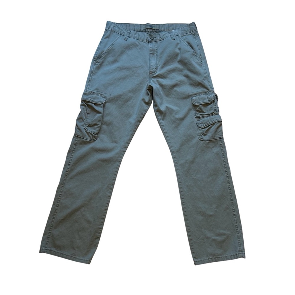 Wrangler Men's Beige Relaxed Fit Cargo Pants Size 32x32 Gorpcore Utility Tan